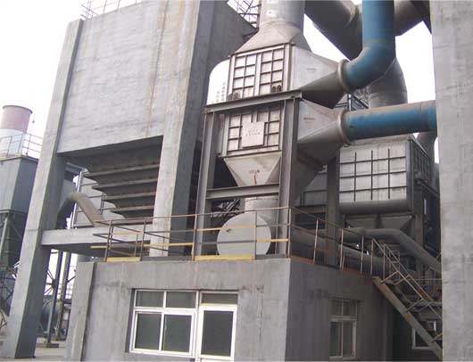 石灰窯煤氣加熱器安裝現場(chǎng)