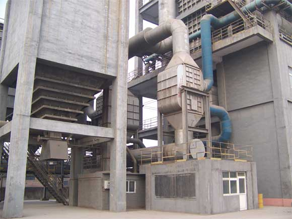 鋼廠(chǎng)石灰窯余熱回收現場(chǎng)